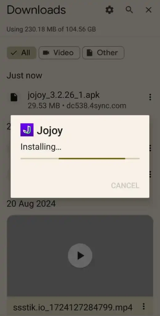 jojoy apk para descargar