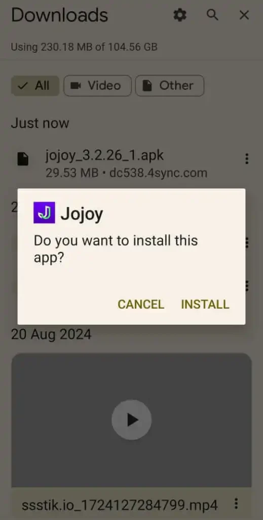 Jojoy APK