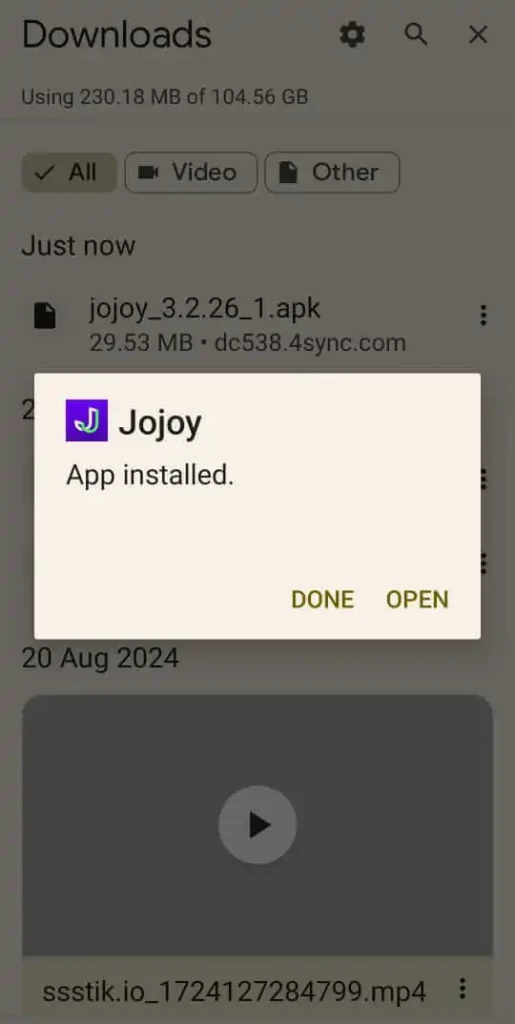 jojoy apk 2024